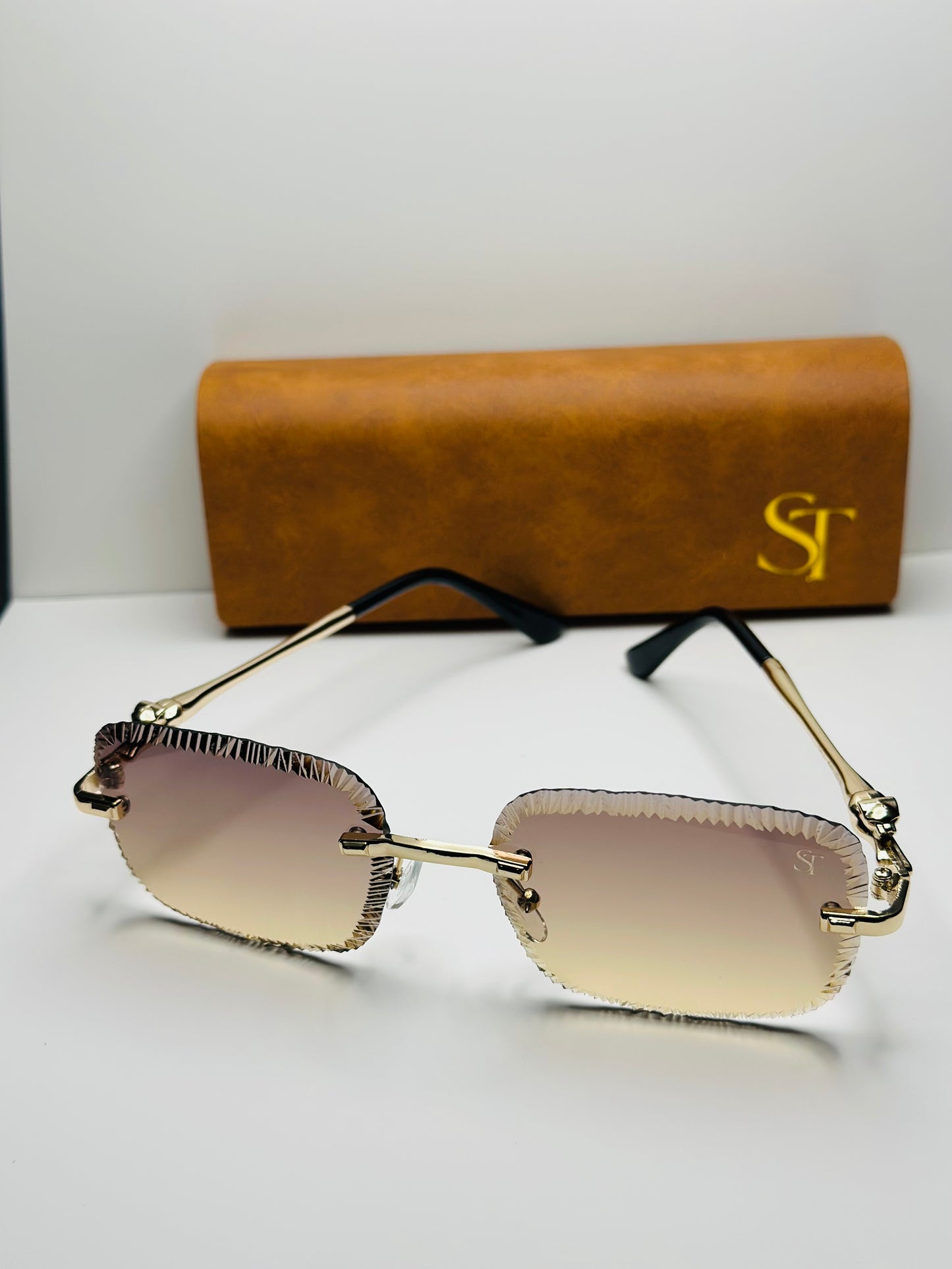 ST Luxury Rimless Unisex Sunglasses