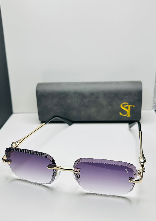 ST Amethyst Luxe Rimless Sunglasses