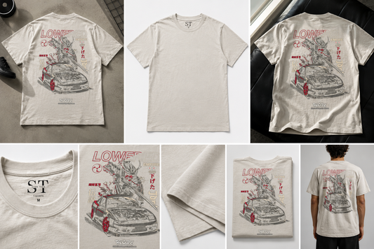 STAN Lowered Empire Graphic T-Shirt – Stone