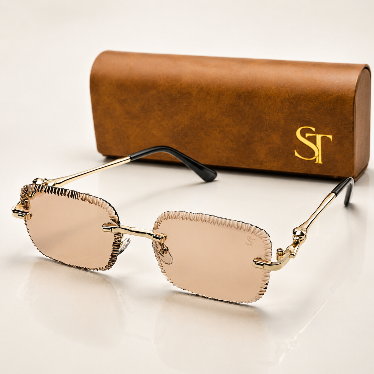 ST Crystal Champagne Sunglasses