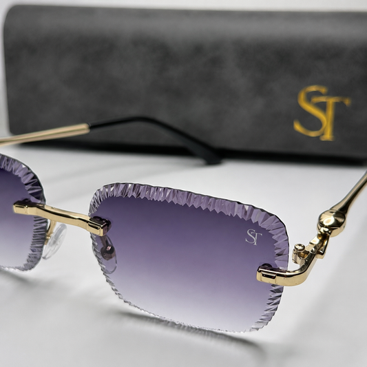 ST Amethyst Luxe Rimless Sunglasses